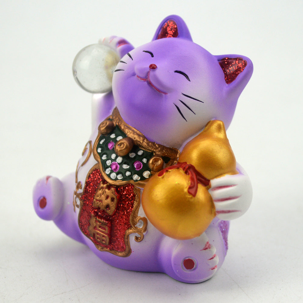  Feng  Shui  Lucky Maneki Neko  Cat  Set of 2 Look4ward Store