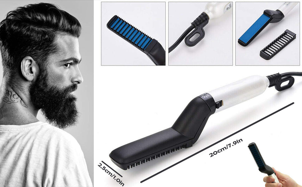 Plancha para barba y pelo de hombres