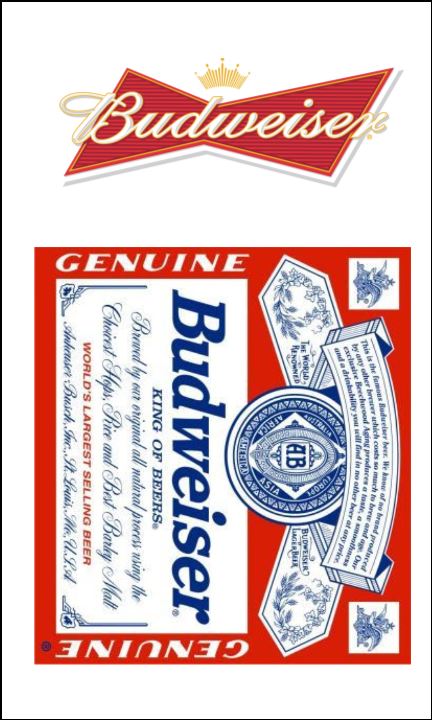 Beer, Lager Label Edible Icing Topper 02 Budweiser – the caker online