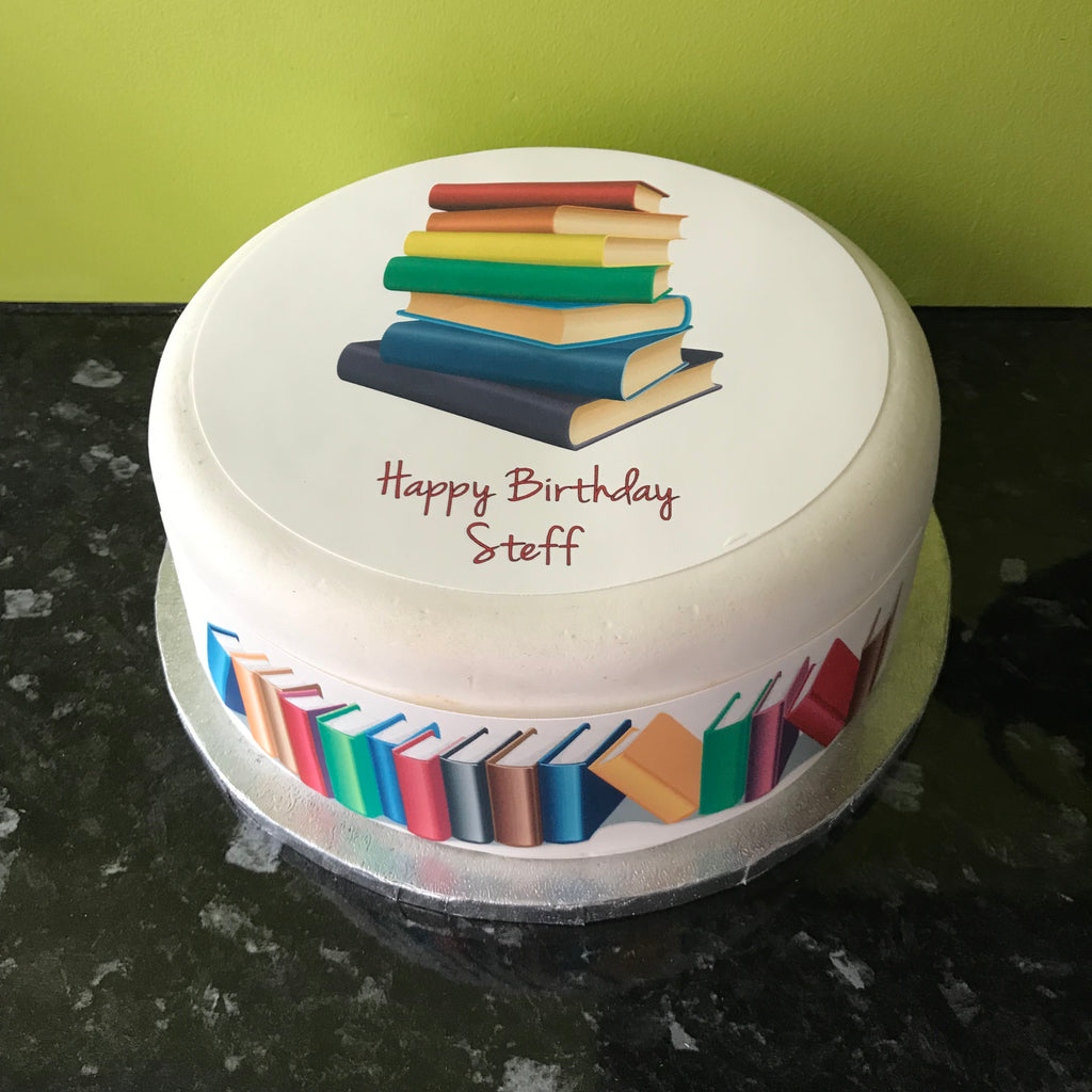 Books Edible Icing Cake Topper The Caker Online