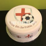 England Football Edible Icing Cake Topper 06