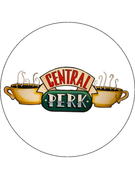 Friends Central Perk Edible Icing Cake Topper – the caker online