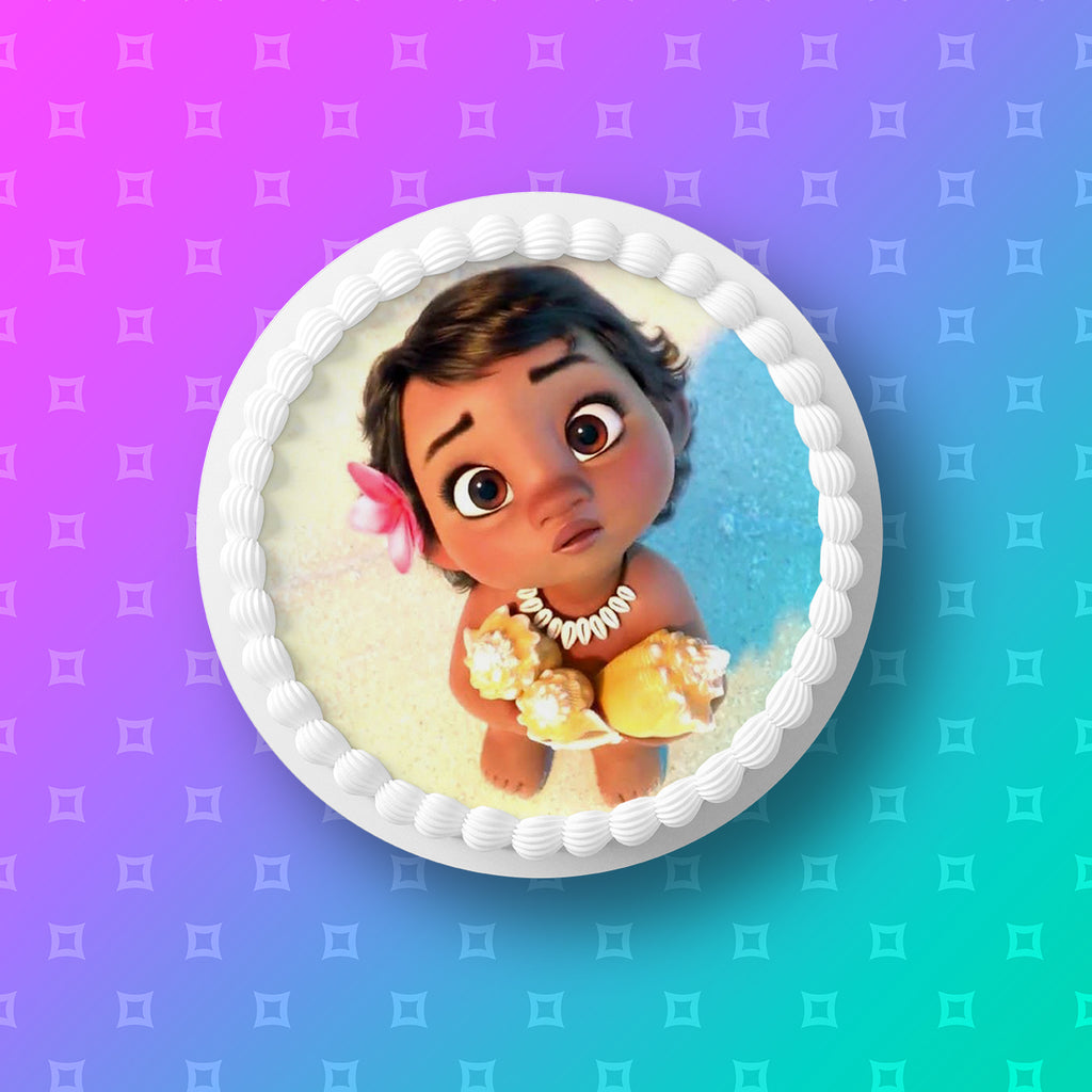 Moana 02 Edible Icing Cake Topper The Caker Online