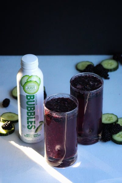 JUST Cucumber Bubbles Mocktail