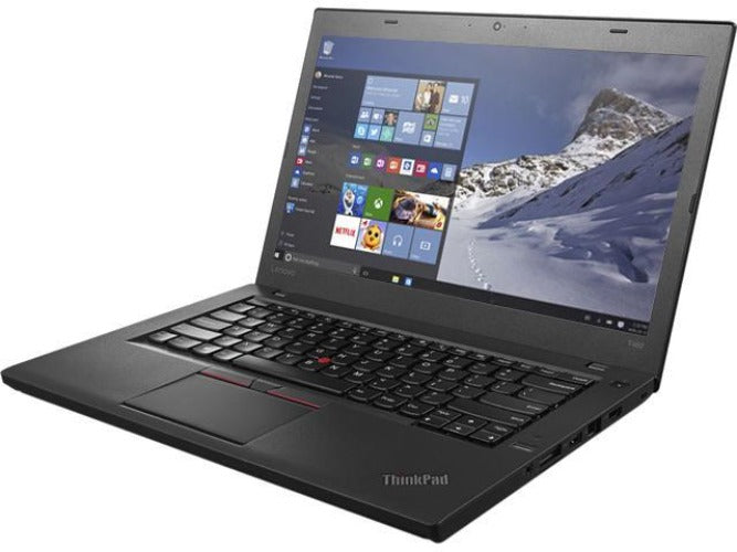 Lenovo ThinkPad T460 14" Laptop, Intel Core i5, 8GB RAM, 480GB SSD, Wi