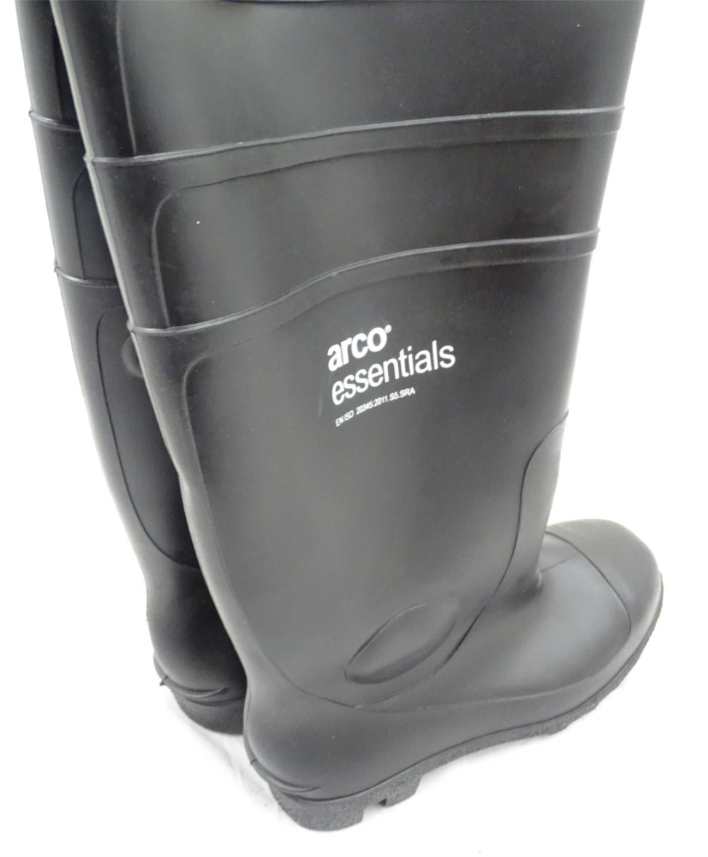 arco steel toe cap boots