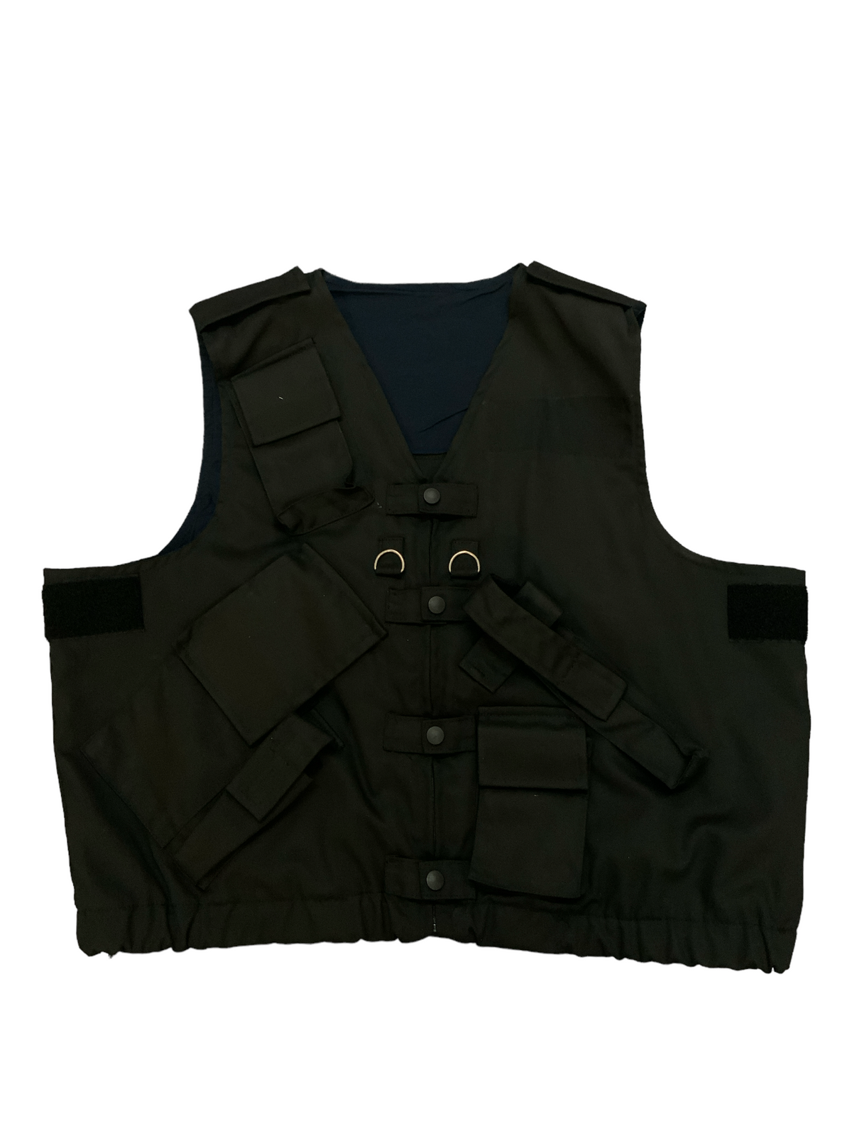 Derby Unitex Black Tactical Vest Combat Security Paintballing Large Re ...