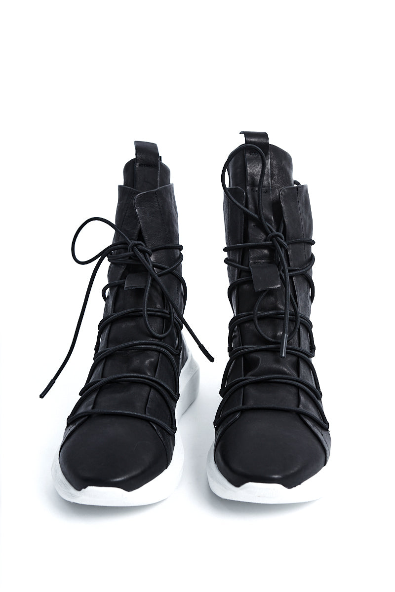 Puro | Shop Online Black Soft Tasker High Sneakers Concept