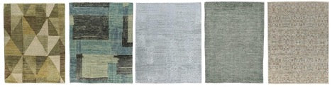 Color of the year 2022 rug selections from Tufenkian