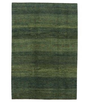 Green Gabbeh rug