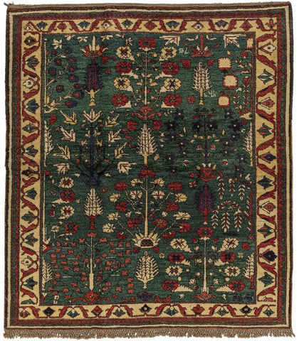 Rare Weaves hand knotted rugs are reproductions made by hand using antique motifs