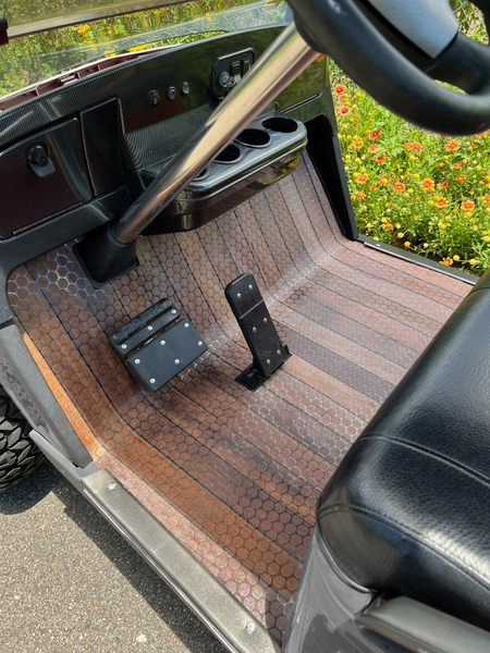 Custom golf cart mat golf cart accessory