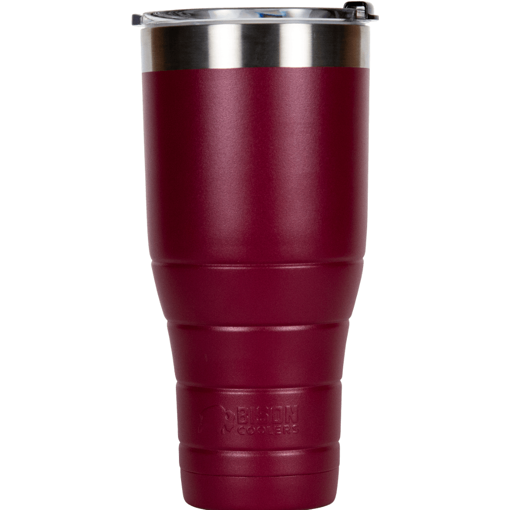 Red 32 oz Bison Bottle - Bison Coolers