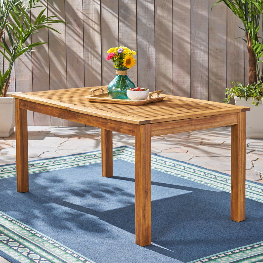 Outdoor Expandable Acacia Wood Dining Table  NH653503 – Noble House