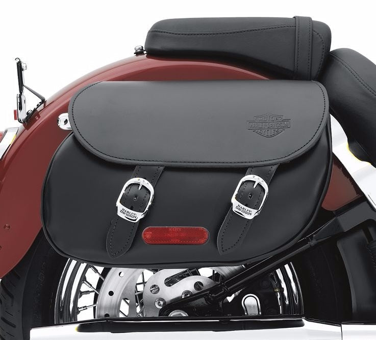 softail leather saddlebags