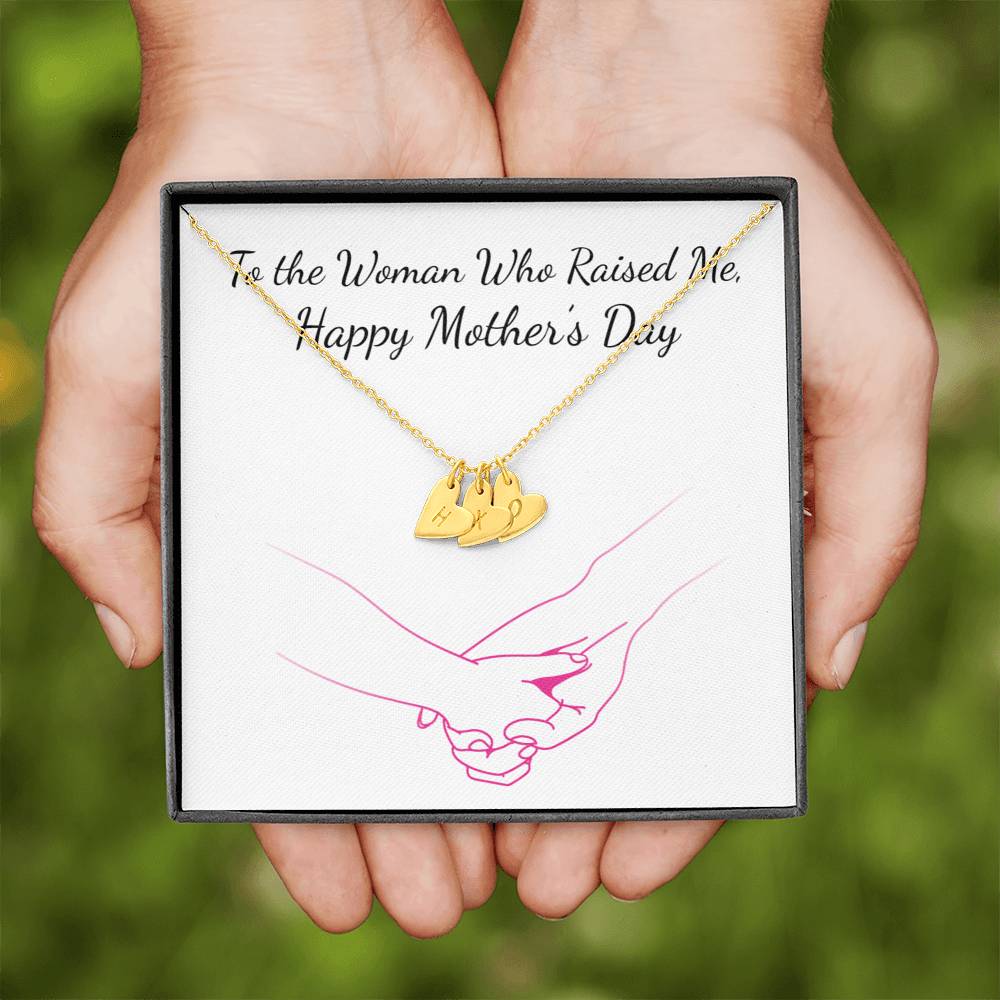 Mother's Day Necklace Gift The Woman Who Raised Me