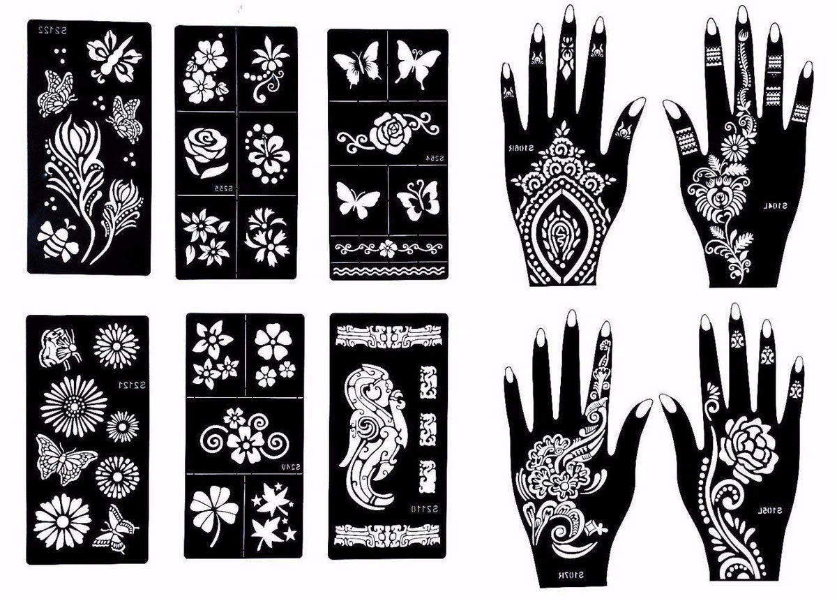 10. Henna Tattoo Stencil Applicator - wide 10