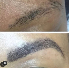 lashx brow extensions before and after 