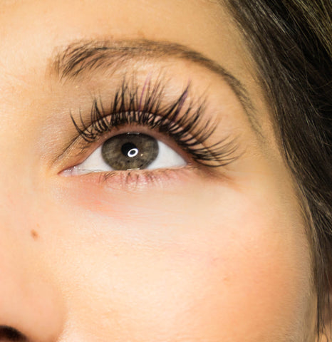 Classic Doe Eye Eyelash Extensions with Purple