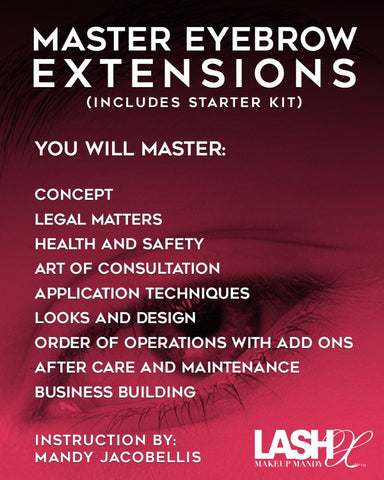 Brow extension master class