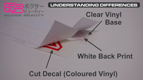 Boxer Beauty Understanding Sticker and Decal Differences