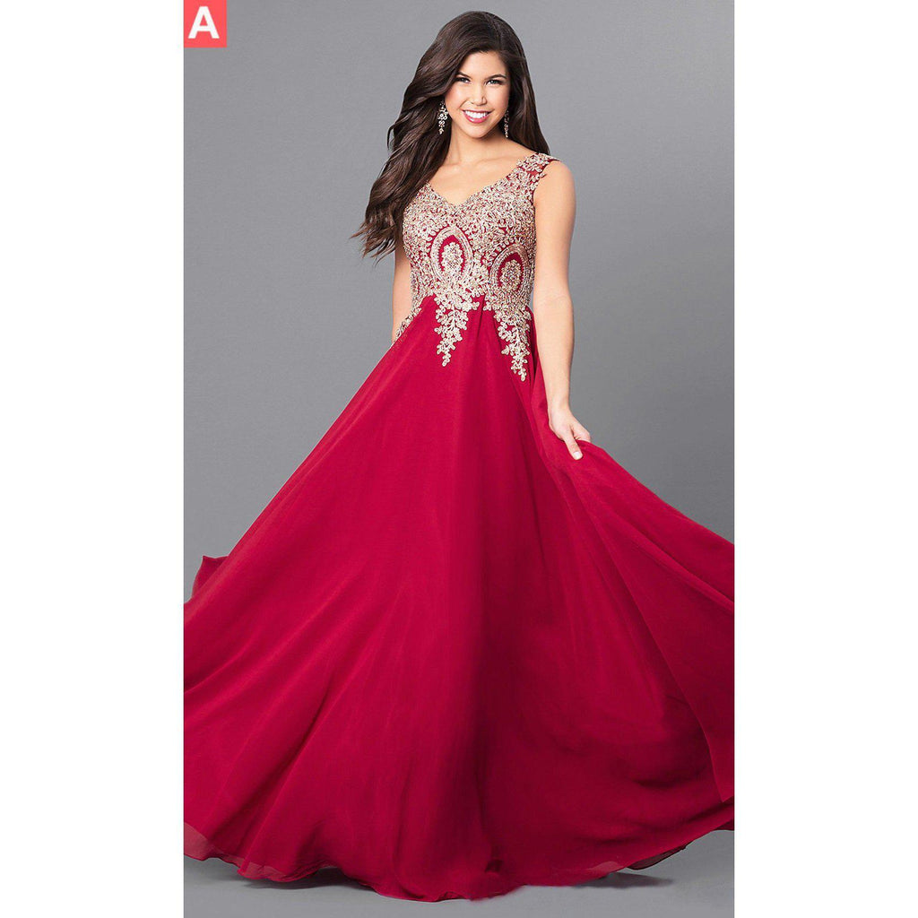 red and black prom dresses 2019