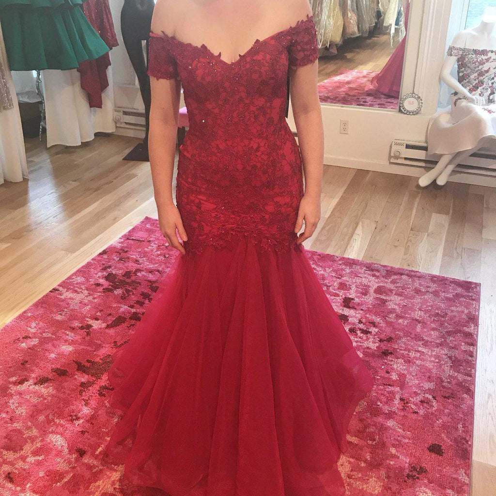 off the shoulder prom dresses 2019