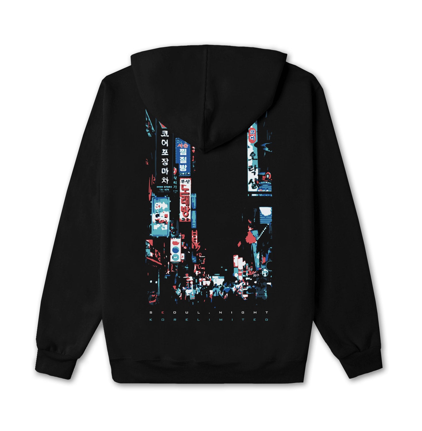 SEOUL NIGHT HOODIE (BLACK)