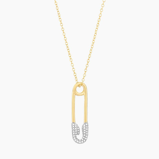 Buy Diamond Airplane Pendant Necklace | Affordable Diamond Jewelry | Ella Stein Gold