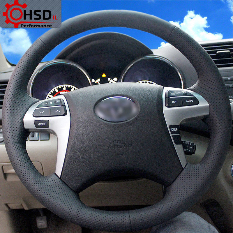 Best Sewing Leather Steering Wheel Cover For Toyota
