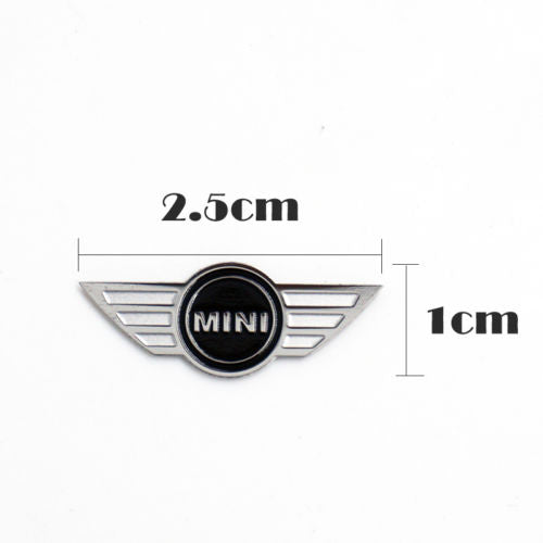 mini cooper wheel badges