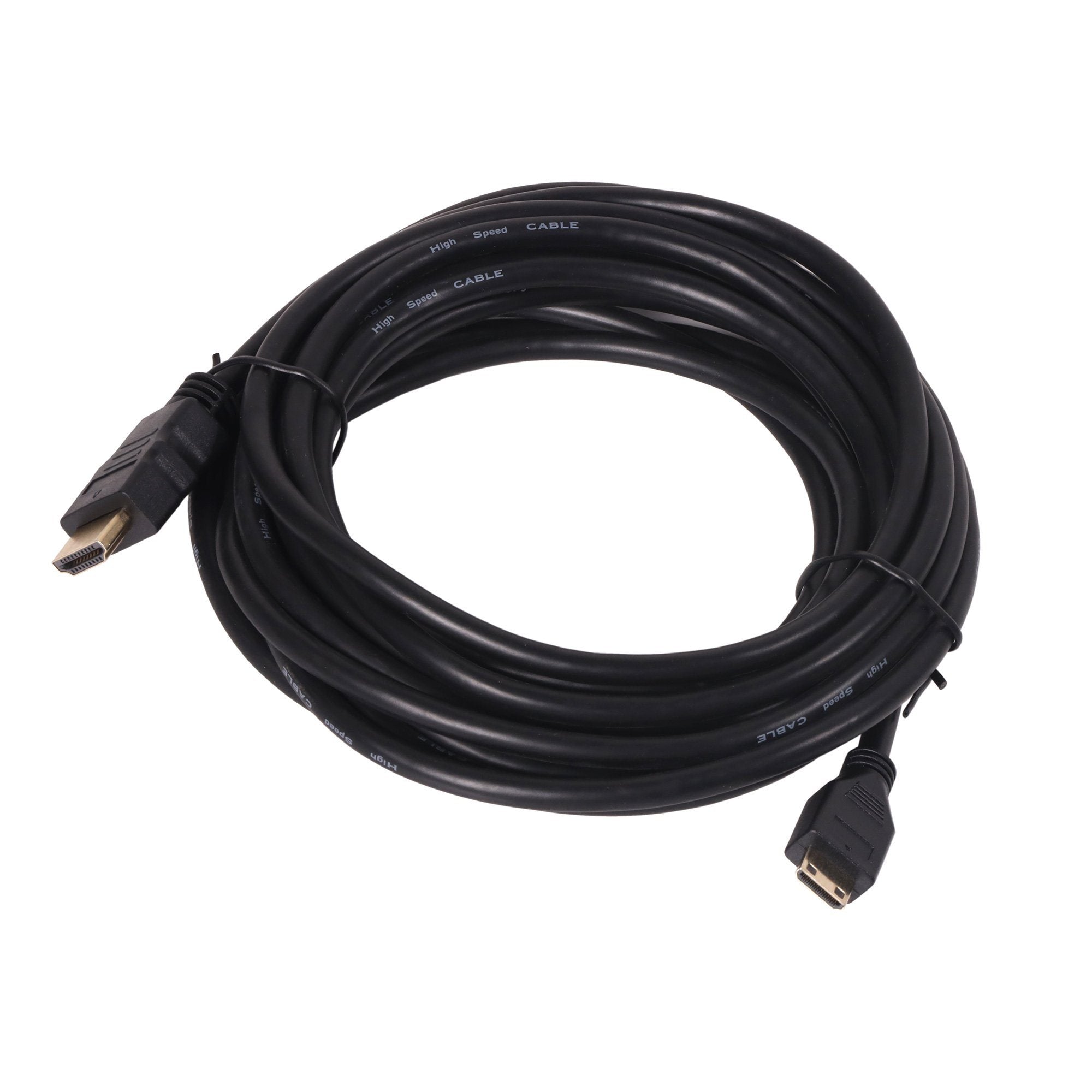 Câble 30AWG Ethernet micro-HDMI type D vers HDMI type A – 10pi