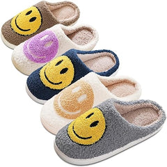 cute happy face slippers for home. www.lumitory.com