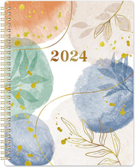 Neutral and minimalist 2024 planner. www.lumitory.com