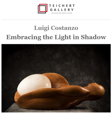 Luigi Costanzo Marble and wood Sculpture