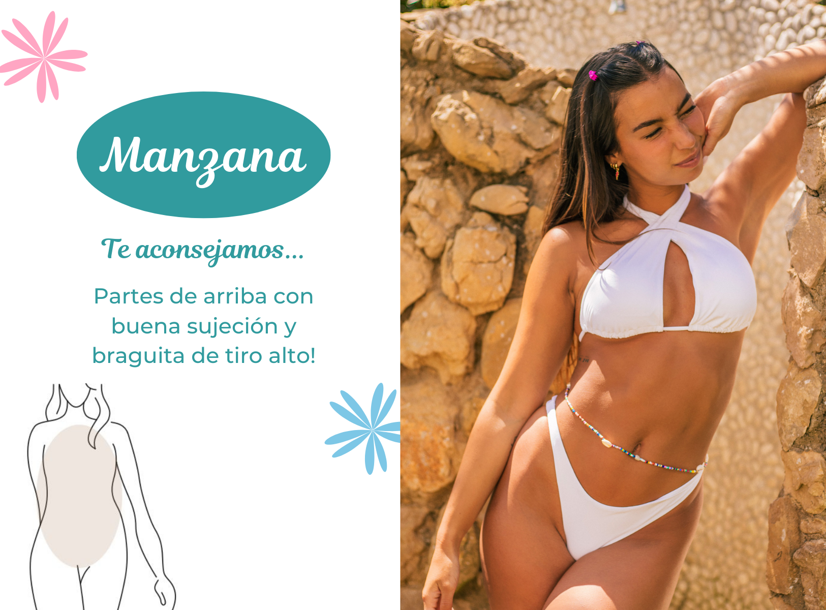 Bikini para Cuerpo Manzana