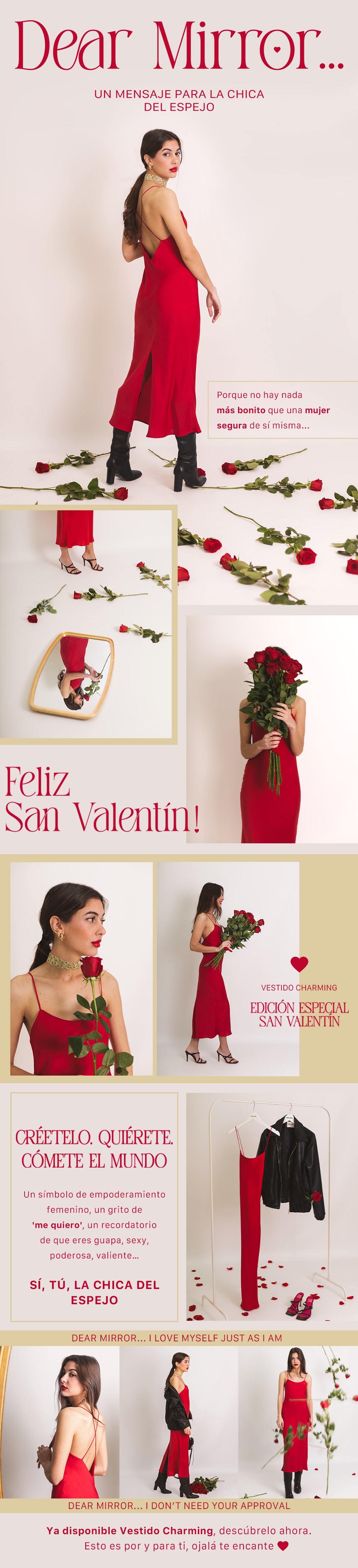 Vestido Rojo Lencero San Valentín