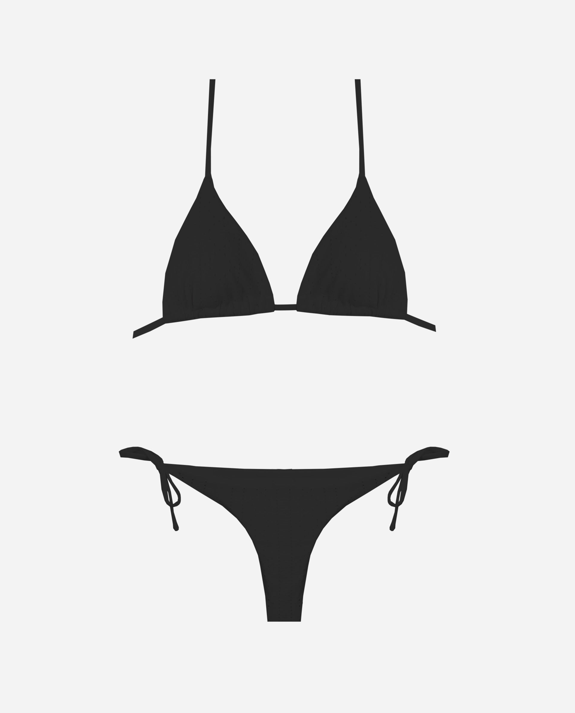 Bikini Blanco Triángulo Braga Brasileña | Bikinis