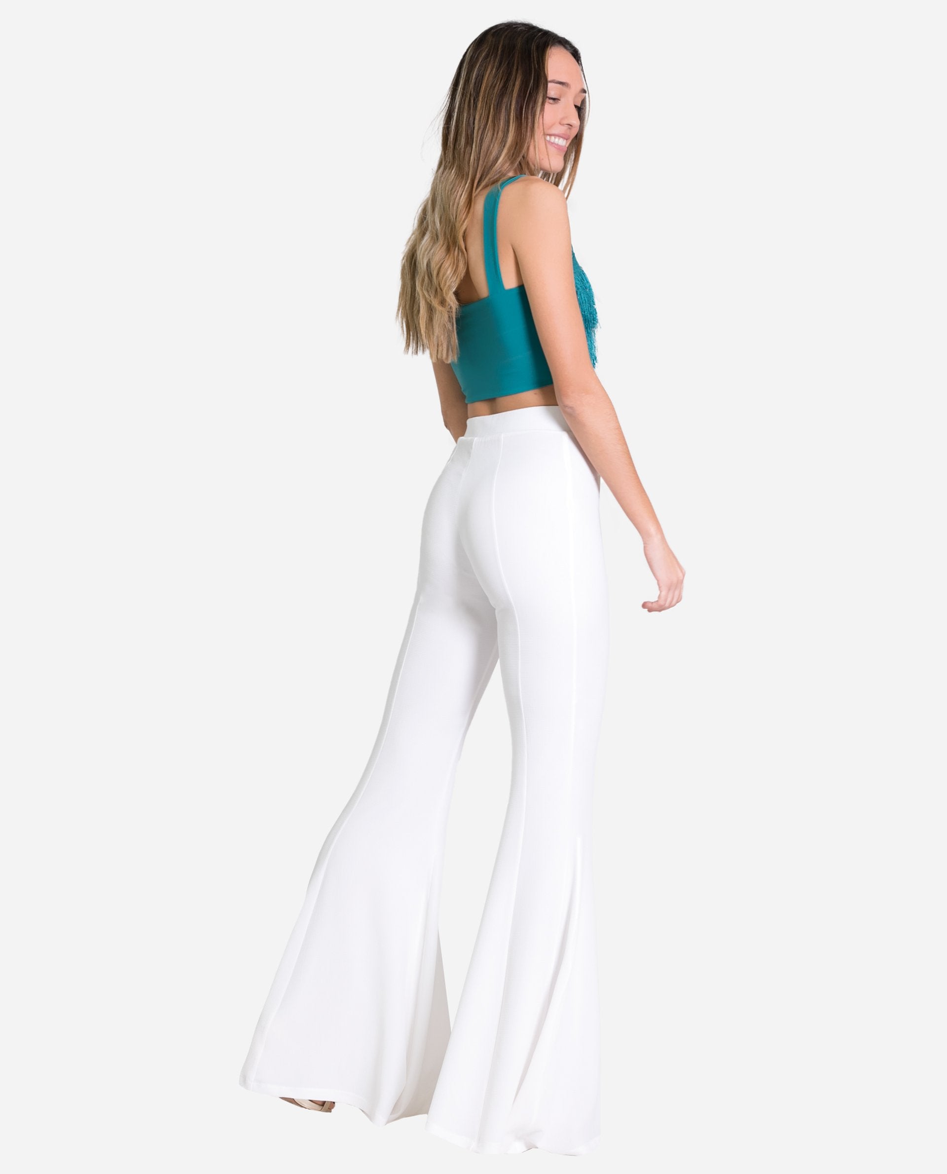 pants blanco mujer