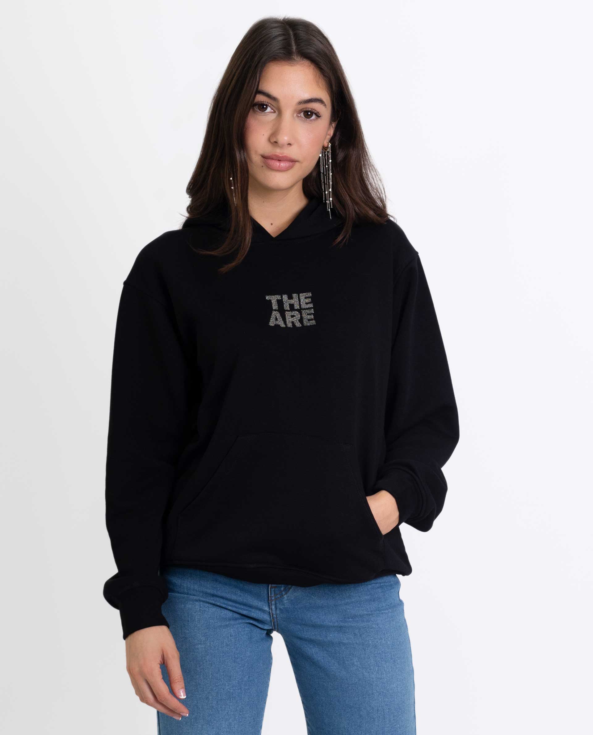 Black Sweatshirt with and Pockets |
