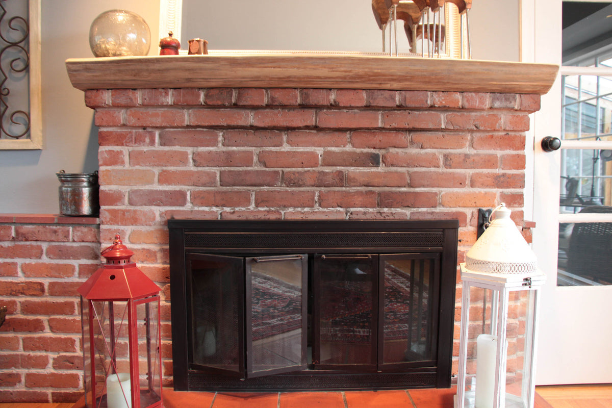 Live Edge Fireplace Mantle Out Of The Woods