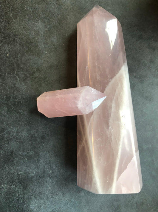 small rose quartz