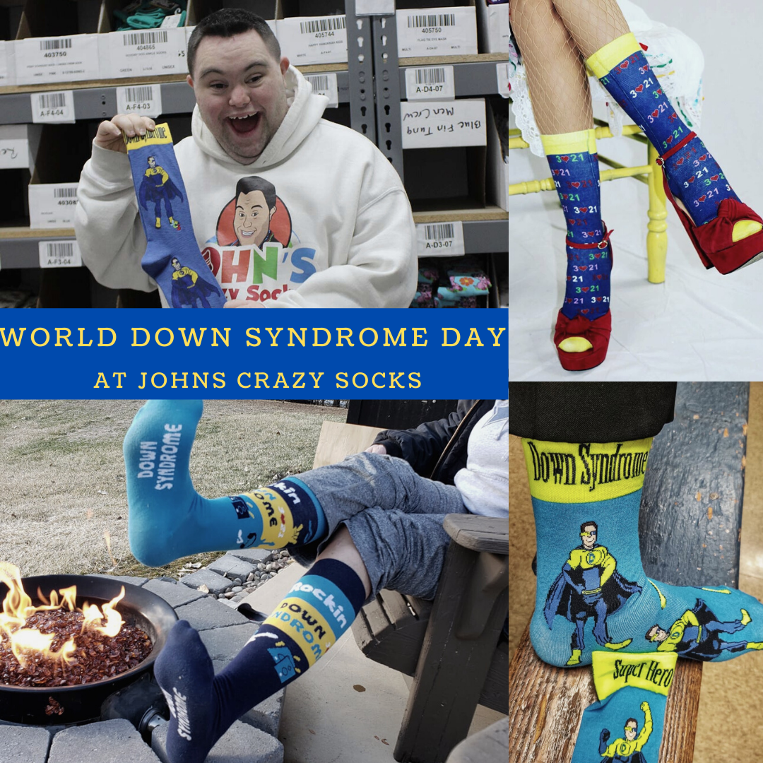 John's Crazy Socks Can Help You Celebrate World Down Syndrome Day