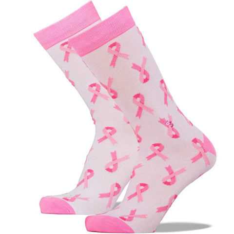 Breast Cancer Argyle Crew Socks – Socks & Souls