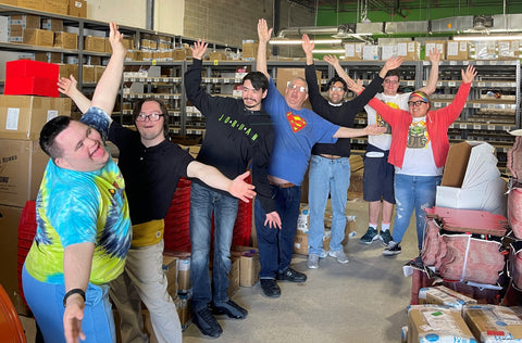 Warehouse Staff at John's Crazy Socks