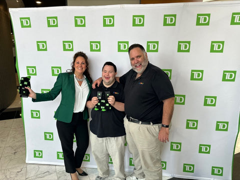 John and Mark with Susan Silvestri at TD Bank