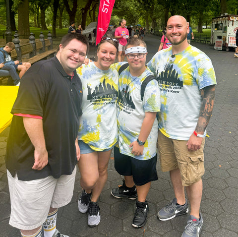 John hangs with fans at the NYC Buddy Walk 