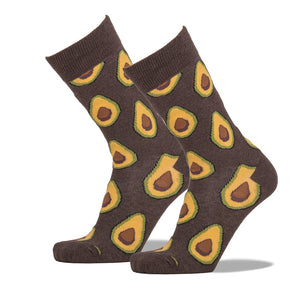 Avocado Socks Men's Crew Sock - John's Crazy Socks