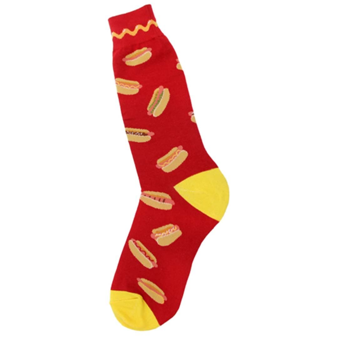 Hot Dog Socks for Men - John's Crazy Socks