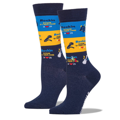 Down Syndrome Superhero Girl Crew Socks